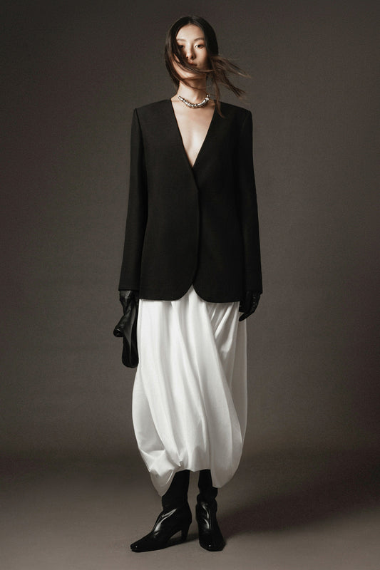 Tori Bubble Draped Skirt