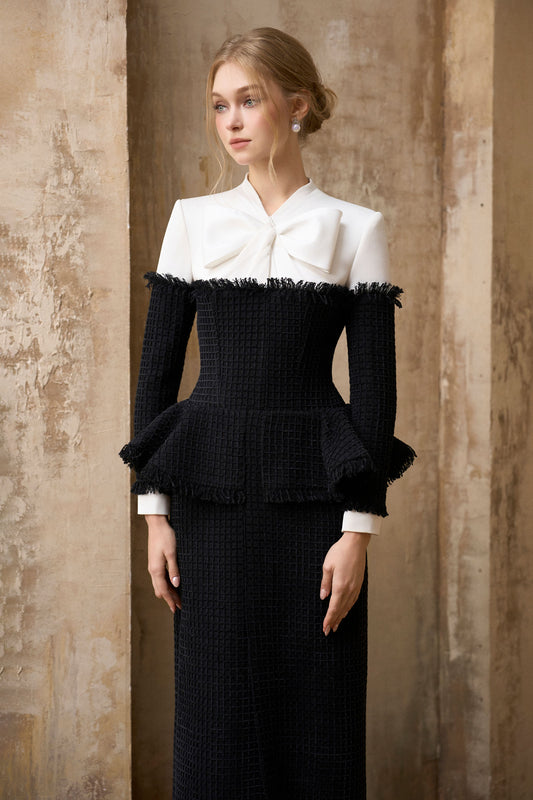 Margaux Peplum Maxi Dress