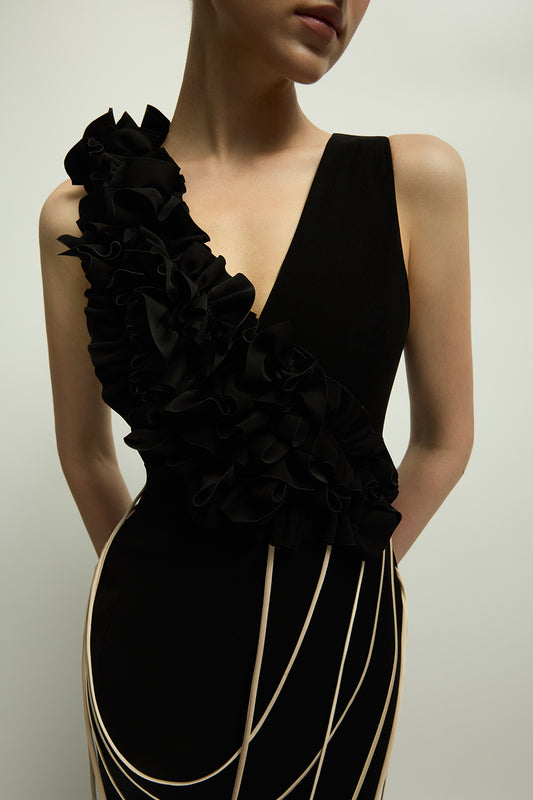 Avignon Sheath Chain Maxi Dress