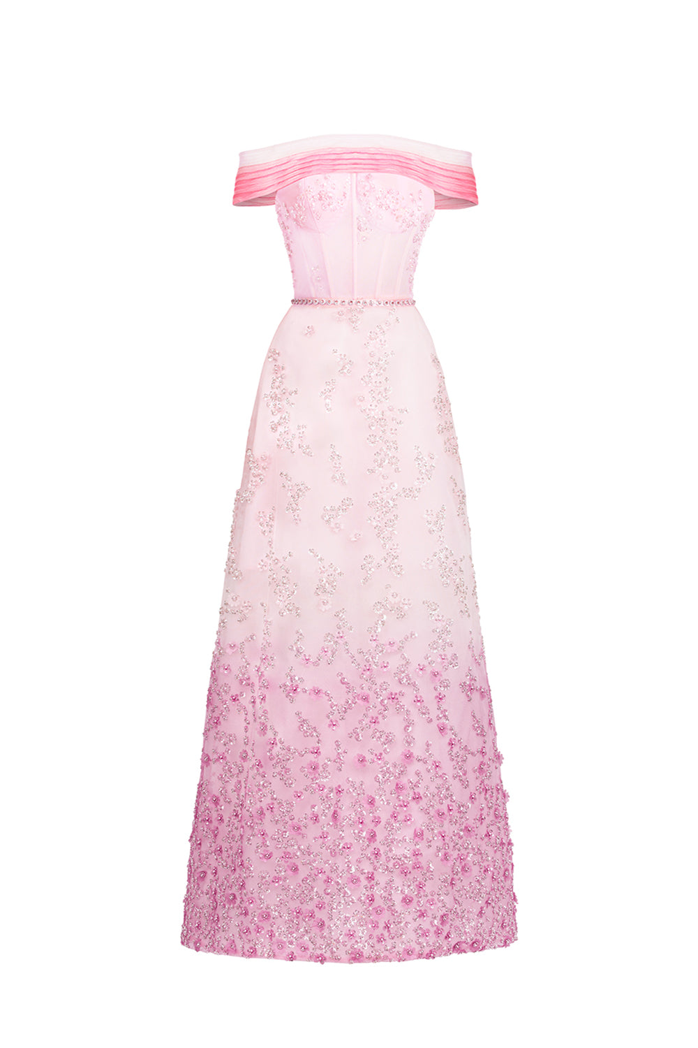 Women's Lauryn A-line Off-Shoulder Polyester Maxi Dress XXS/XS/S/M/L/XL/XXL/3XL/Customize Pink/Light Pink MEAN BLVD Pink/Light Pink / XS Women's Lauryn A-line Off-Shoulder Polyester Maxi Dress XXS/XS/S/M/L/XL/XXL/3XL/Customize Pink/Light Pink MEAN BLVD Pink/Light Pink / XS