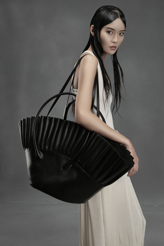 Flounder Cocoon Gathered Spandex Ankle Length Dress