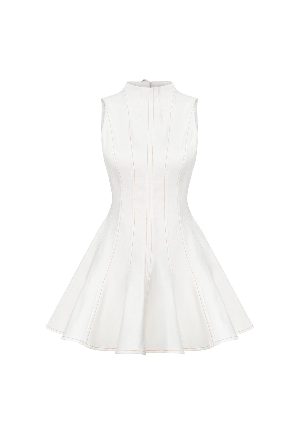 Women's Denidr Peplum Sleeveless Denim Mini Dress S/M/L/Customize White MEAN BLVD Women's Denidr Peplum Sleeveless Denim Mini Dress S/M/L/Customize White MEAN BLVD