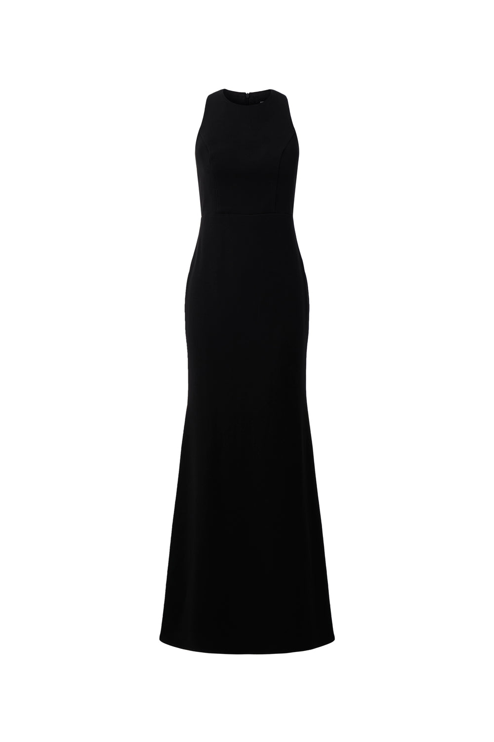 knee length dresses for ladies Women's Sonata Halter Crepe Maxi Dress S/M/L/XL/XXL/Customize Black MEAN  BLVD