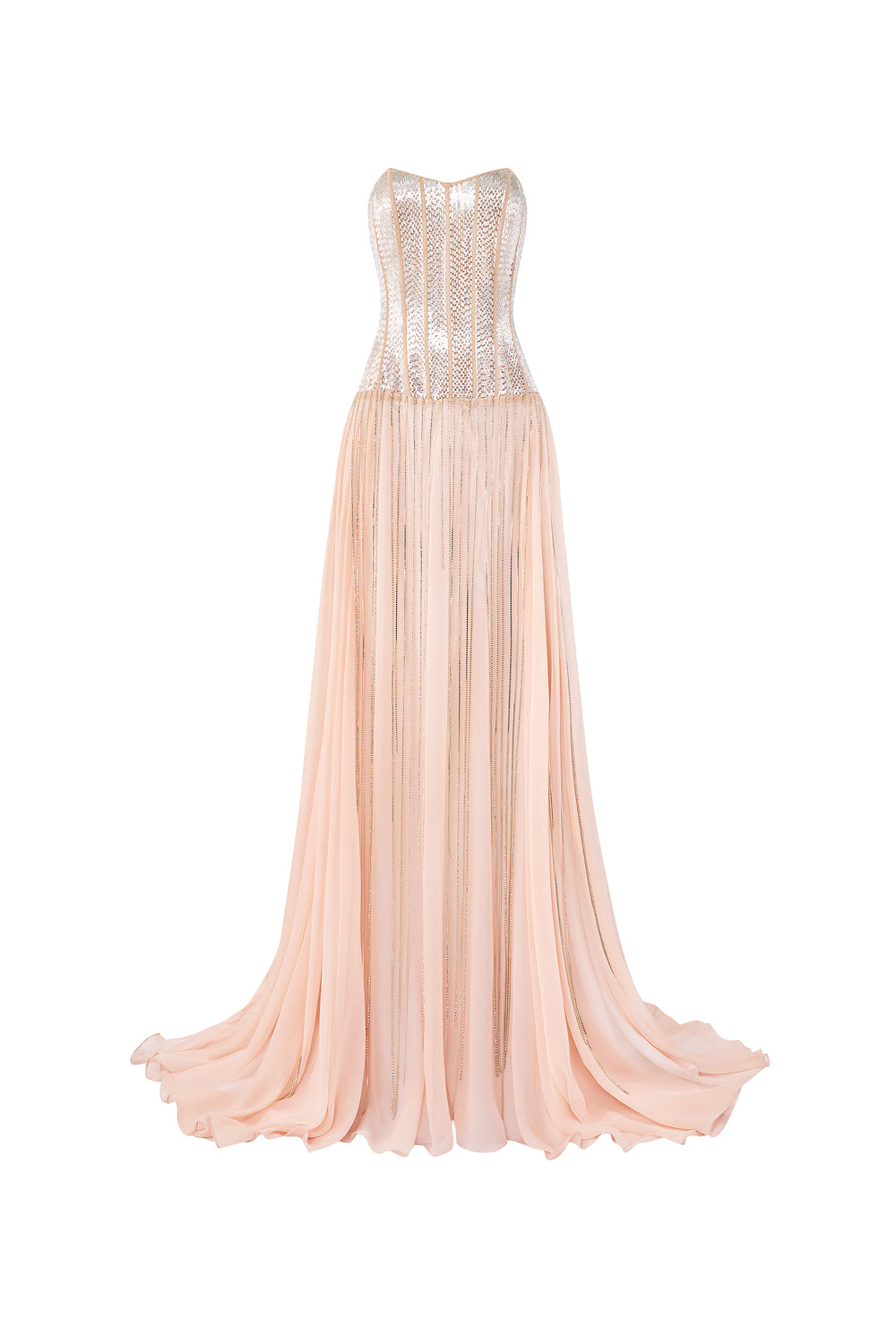 Women's Noxie A-line Sweetheart Neck Chiffon Floor Length Dress Customize Blush Pink MEAN BLVD Women's Noxie A-line Sweetheart Neck Chiffon Floor Length Dress Customize Blush Pink MEAN BLVD