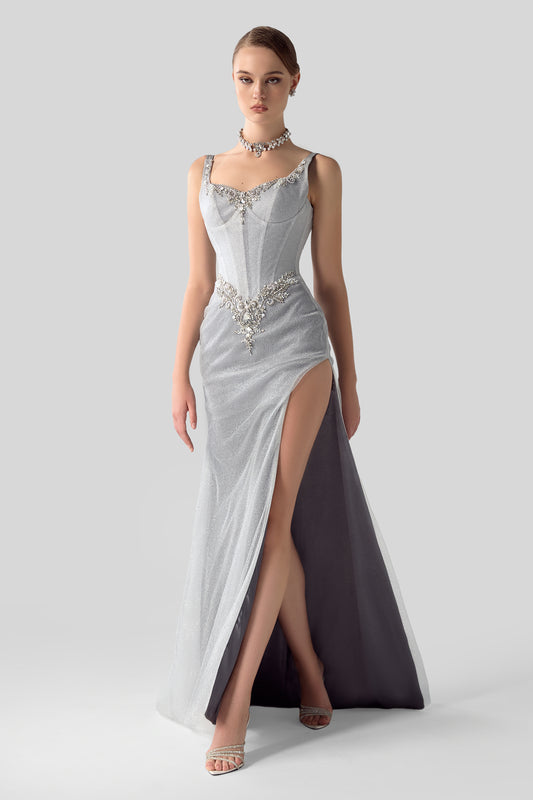 Aura Sweetheart Maxi Dress - MEAN BLVD