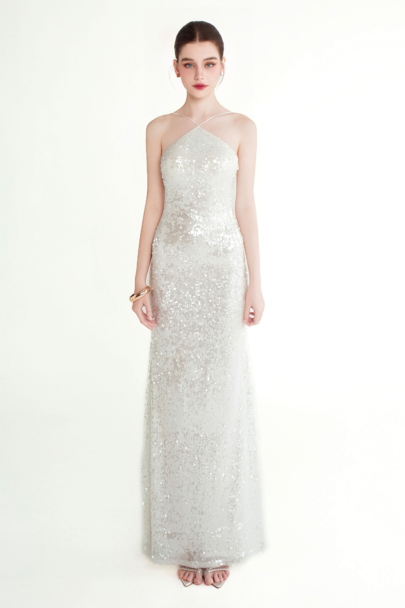 Glimmer Sequin Maxi Dress