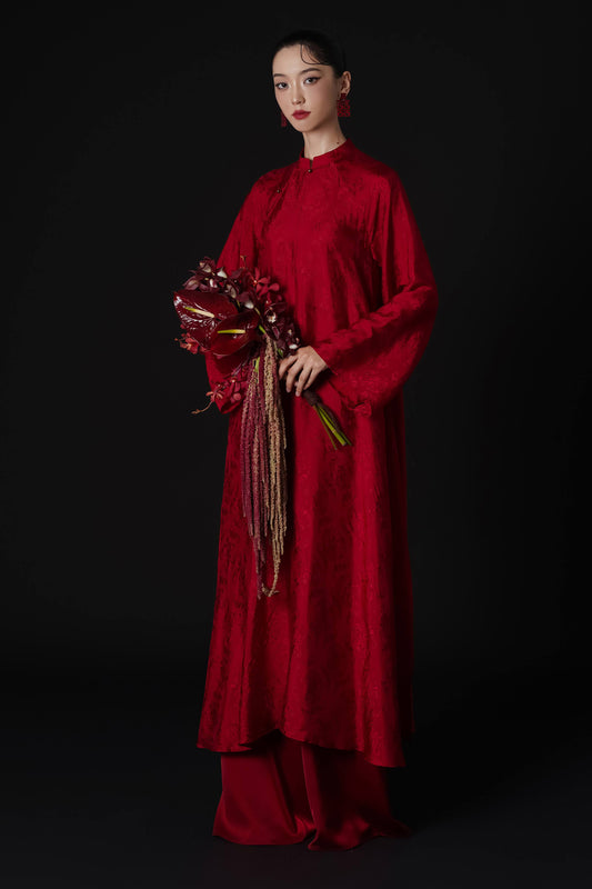 Hy Loan Straight Silk Ao Dai Set - MEAN BLVD