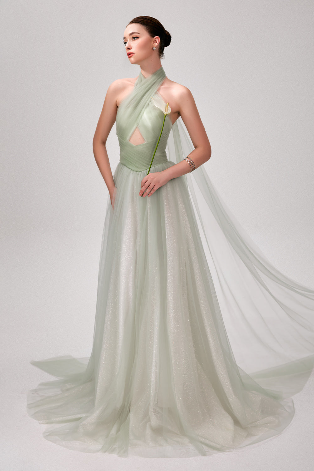 knee length dresses for ladies Women's Giada Mini Dress Mint Green in Size XL by Outcast main image 1