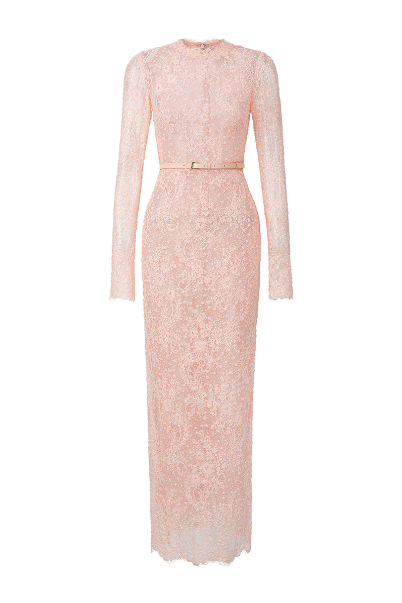 peach pink maxi dress Vila - Halter Cowl Neck Satin Maxi Dress - Women - Polyester - 34 EU