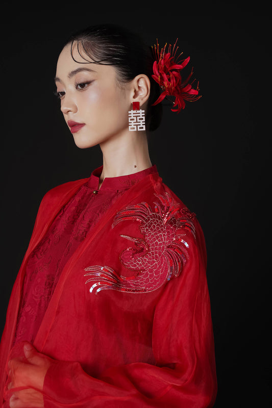 Hy Loan Straight Silk Ao Dai Set