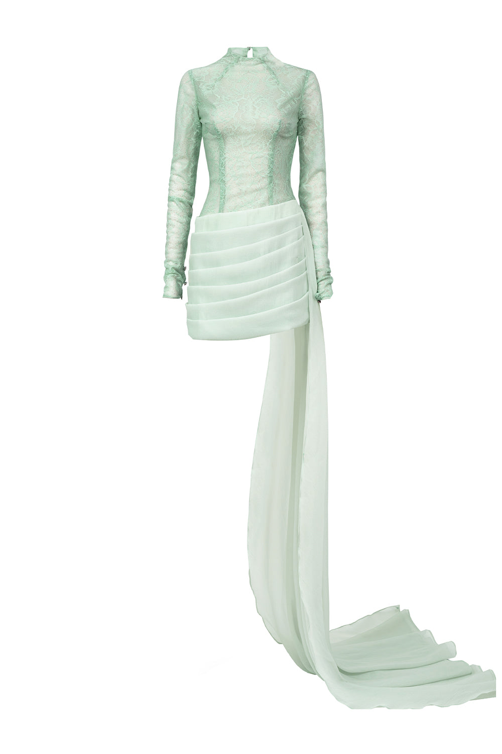 mint green long sleeve bodycon dress Mint Green Dream: Solid Cold Shoulder Lantern Sleeve Bodycon Dress Canary Houze