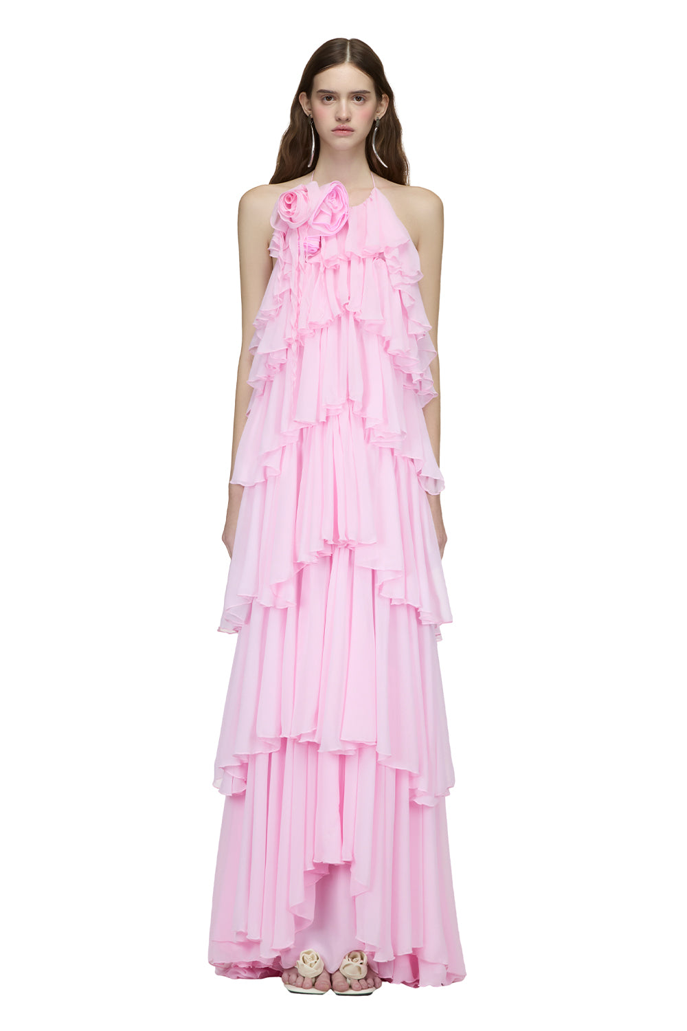 bohemian white maxi dress Higher Consciousness Boho Maxi Dress White / L