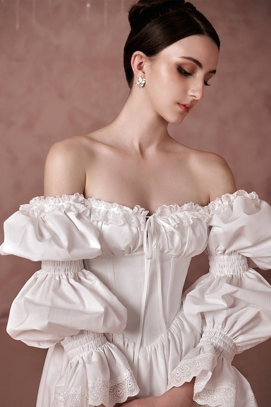 Christine A-line Off-Shoulder Kate Maxi Dress