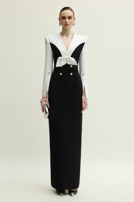 Shalom Sheath Button Maxi Dress - MEAN BLVD