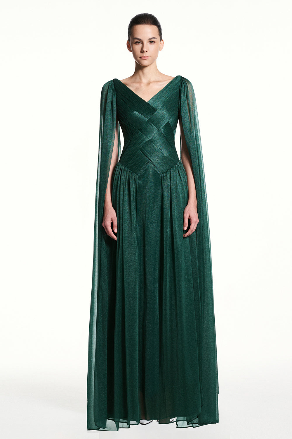 Women's Tessa Cape Sleeve Draped Maxi Dress S/M/L/XL/Customize Black/Burgundy/Dark Green/Bronze Brown MEAN BLVD Women's Tessa Cape Sleeve Draped Maxi Dress S/M/L/XL/Customize Black/Burgundy/Dark Green/Bronze Brown MEAN BLVD