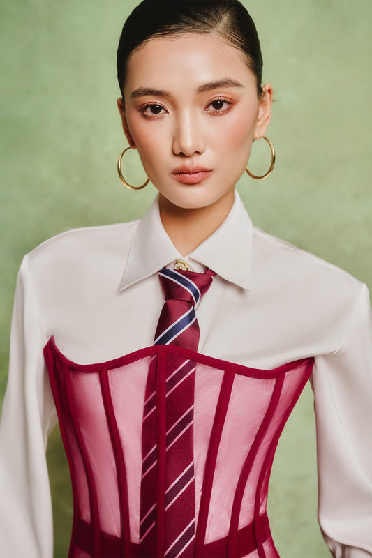 Oryndale Collared Pleated Set