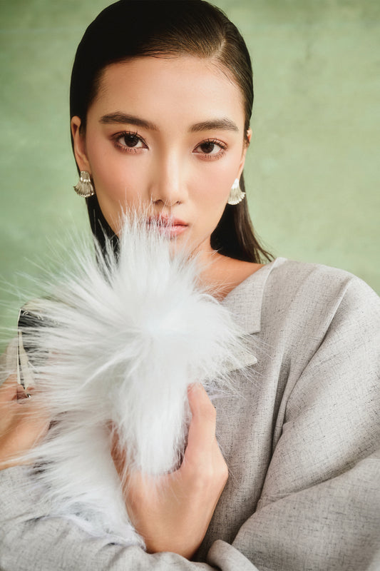 Roma Bishop Sleeve Cotton Maxi Dress