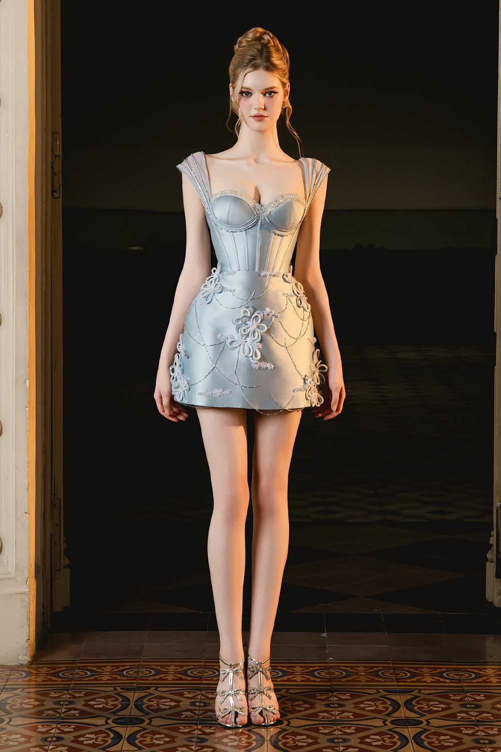 fashion show mini dress Dress du Jour: Louis Vuitton's Red Leather Minidress at Paris Fashion Week