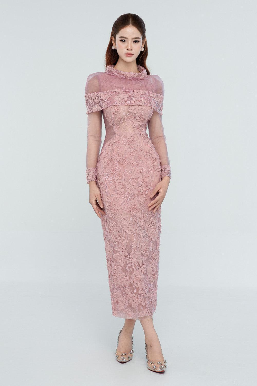 chinese dress ladies Blakely Cascade Gown – JS Collections main image 0