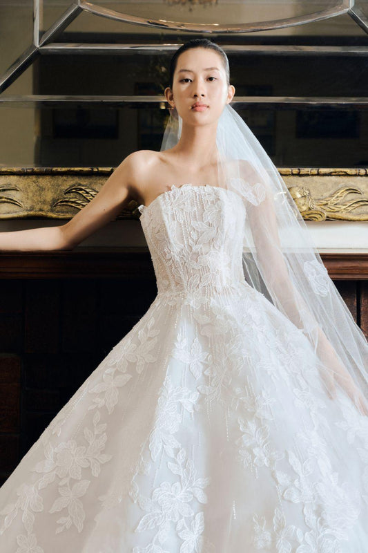 Breeze Ball Gown Sleeveless Lace Floor Length Dress - MEAN BLVD