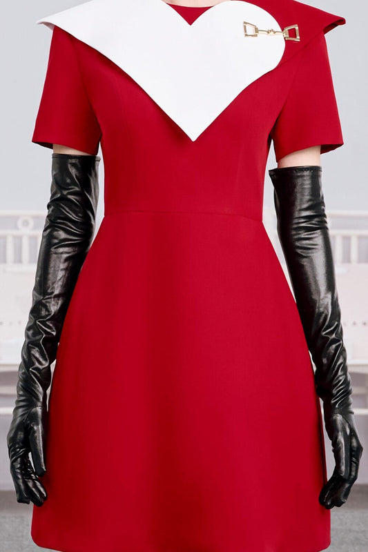 Candy Cane Faux Leather Gloves - MEAN BLVD