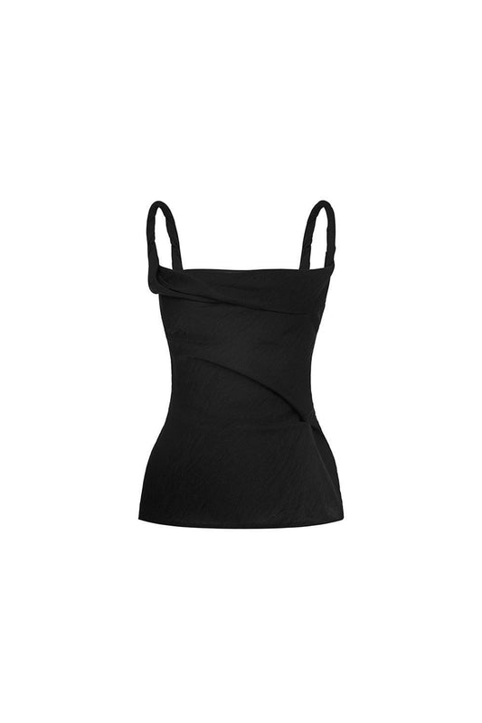 Chu Hourglass Sleeveless Silk Organza Top - MEAN BLVD