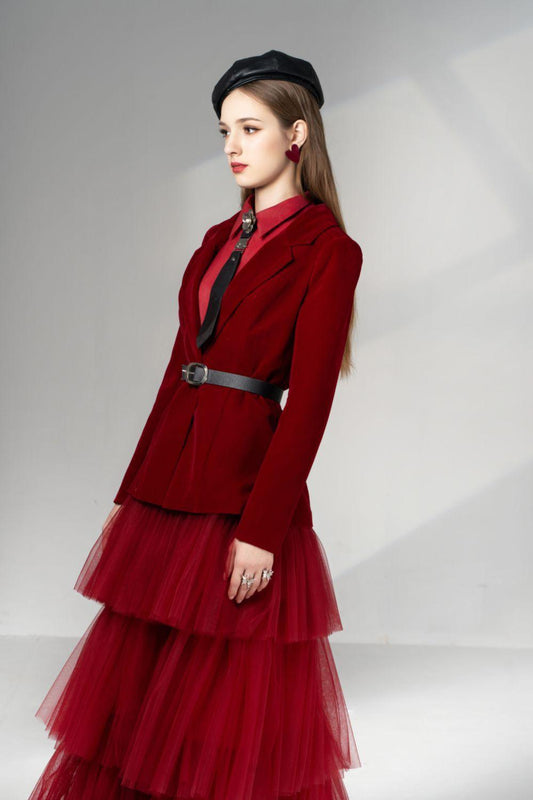 Dakota A-line Long Sleeved Mesh Maxi Set - MEAN BLVD