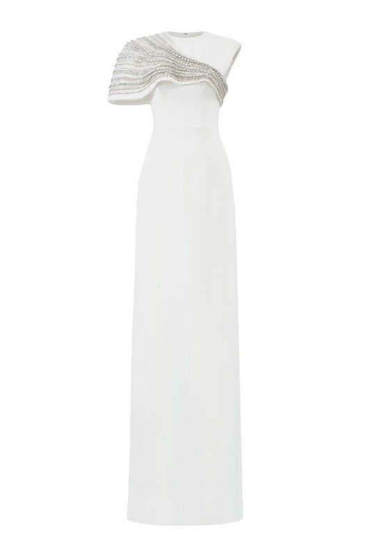 Frontier A-line Asymmetric Velvet Floor Length Set - MEAN BLVD