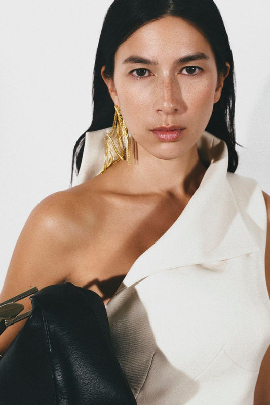 Goldie Sheath One Shoulder Satin Crepe Floor Length Dress - MEAN BLVD