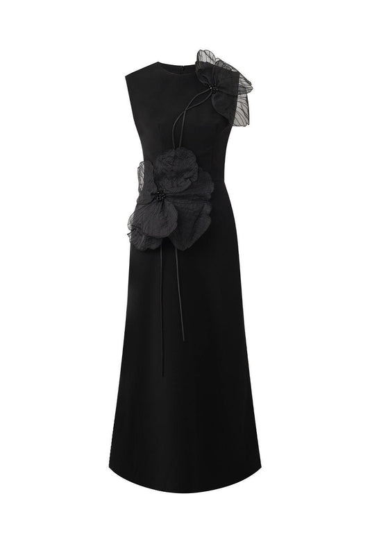 Iris Sheath Sleeveless Polycotton Midi Dress - MEAN BLVD