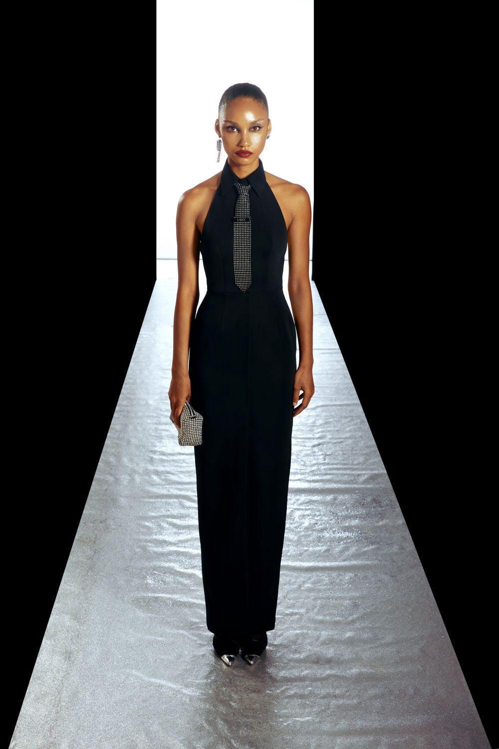 Women's Kimberly Bodycon Halter Neck Wool Midi Dress XXS/XS/S/M/L Black Mean Blvd M / Black Women's Kimberly Bodycon Halter Neck Wool Midi Dress XXS/XS/S/M/L Black Mean Blvd M / Black