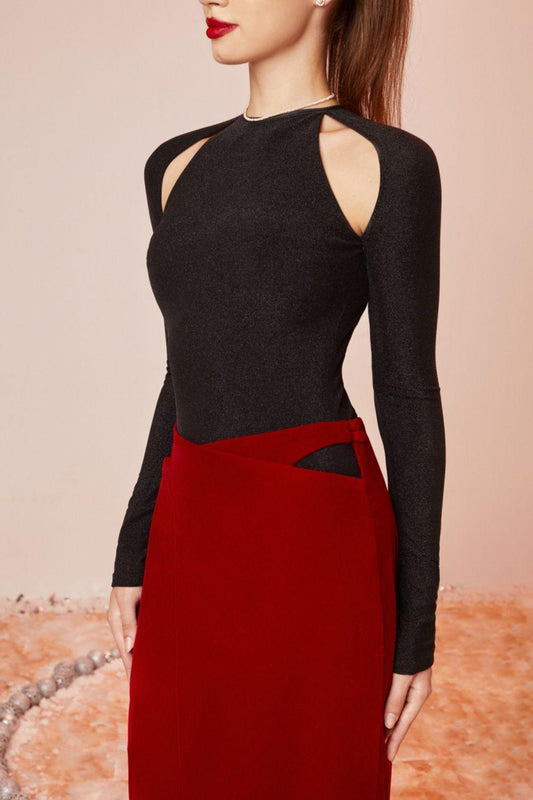 Mellow A-line Long Sleeved Cotton Polyester Ankle Length Set - MEAN BLVD