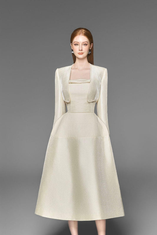 Misty Cropped Long Sleeved Taffeta Jacket - MEAN BLVD