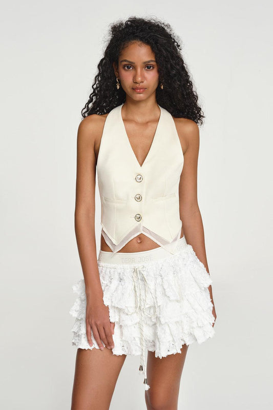 Orizuru Sleeveless Gilet Top - MEAN BLVD