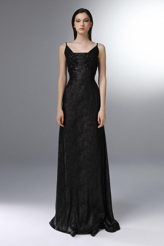 Regale A-line Sleeveless Poly Silk Floor Length Dress - MEAN BLVD