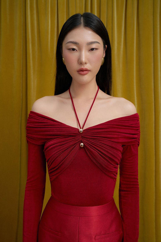 Son Bodycon Long Sleeved Knitted Fabric Top - MEAN BLVD