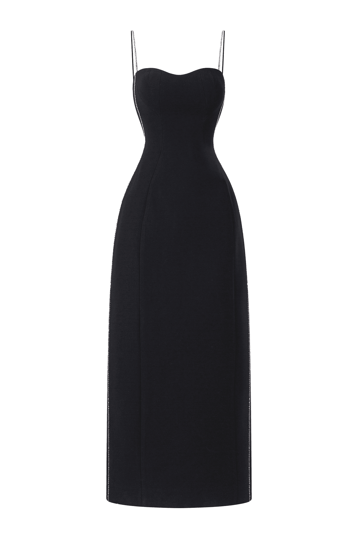 knee length dresses for ladies Sophia Gold Strapless Dress – Scarlt main image 0