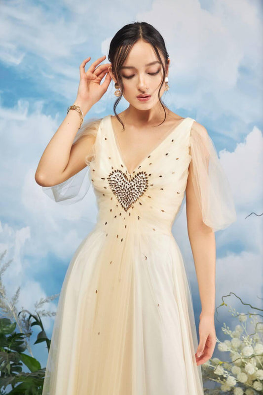 Zeus Deep V-Neck Dress - MEAN BLVD