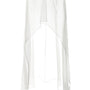 Missty Asymmetric See-Through Chiffon Cape