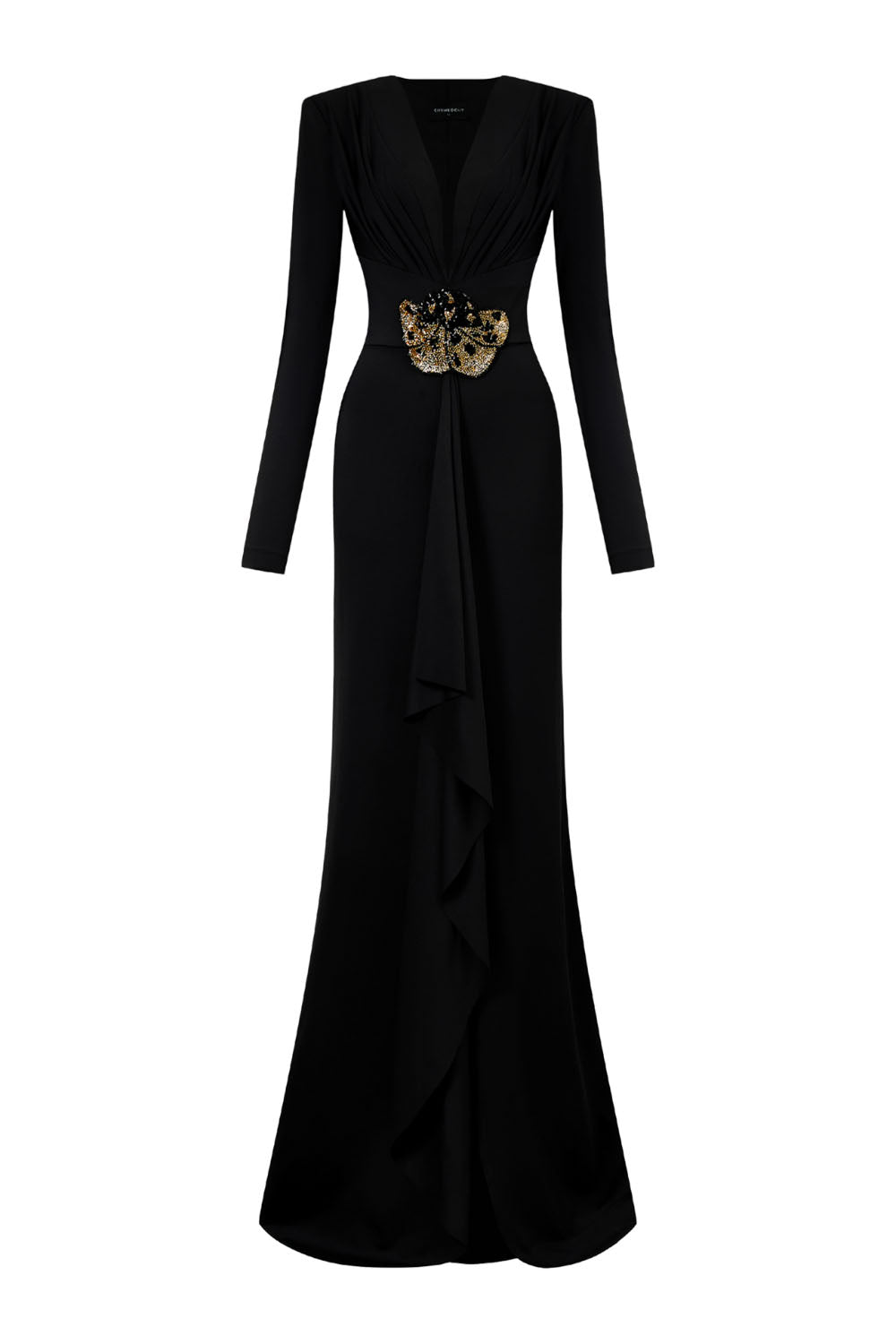 Begum Sheath Embroidered Stretchy Fabrics Floor Length Dress