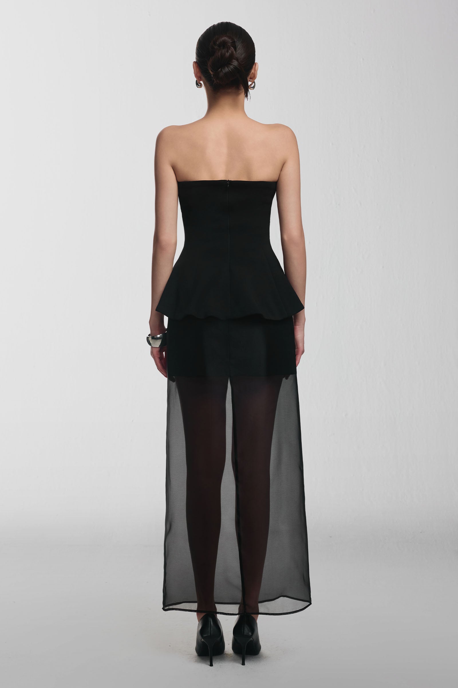 Aria Peplum Polyester Top