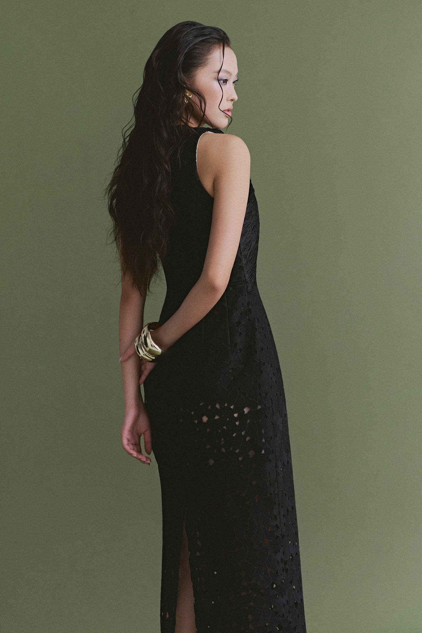 Stonea Scoop Neck Maxi Dress