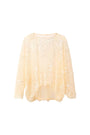 Grace Cocoon Batwing Sleeved Tulle Top