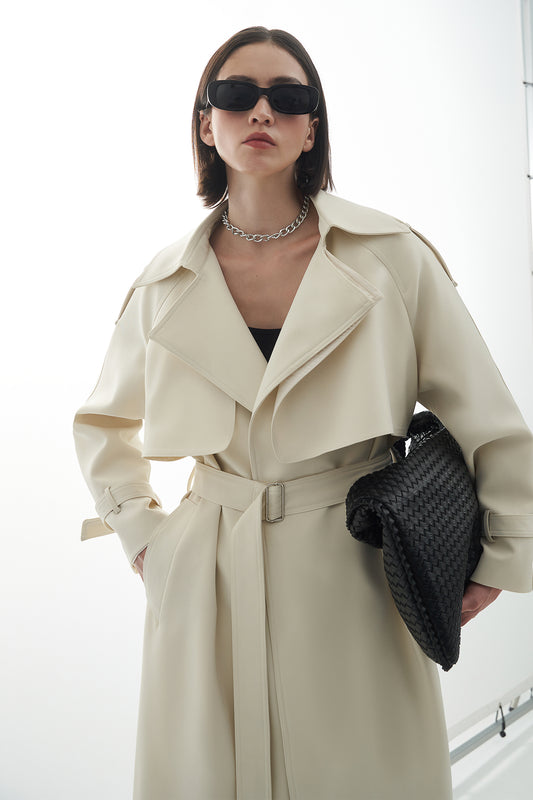 Anderson Scarf Cotton Trench Coat