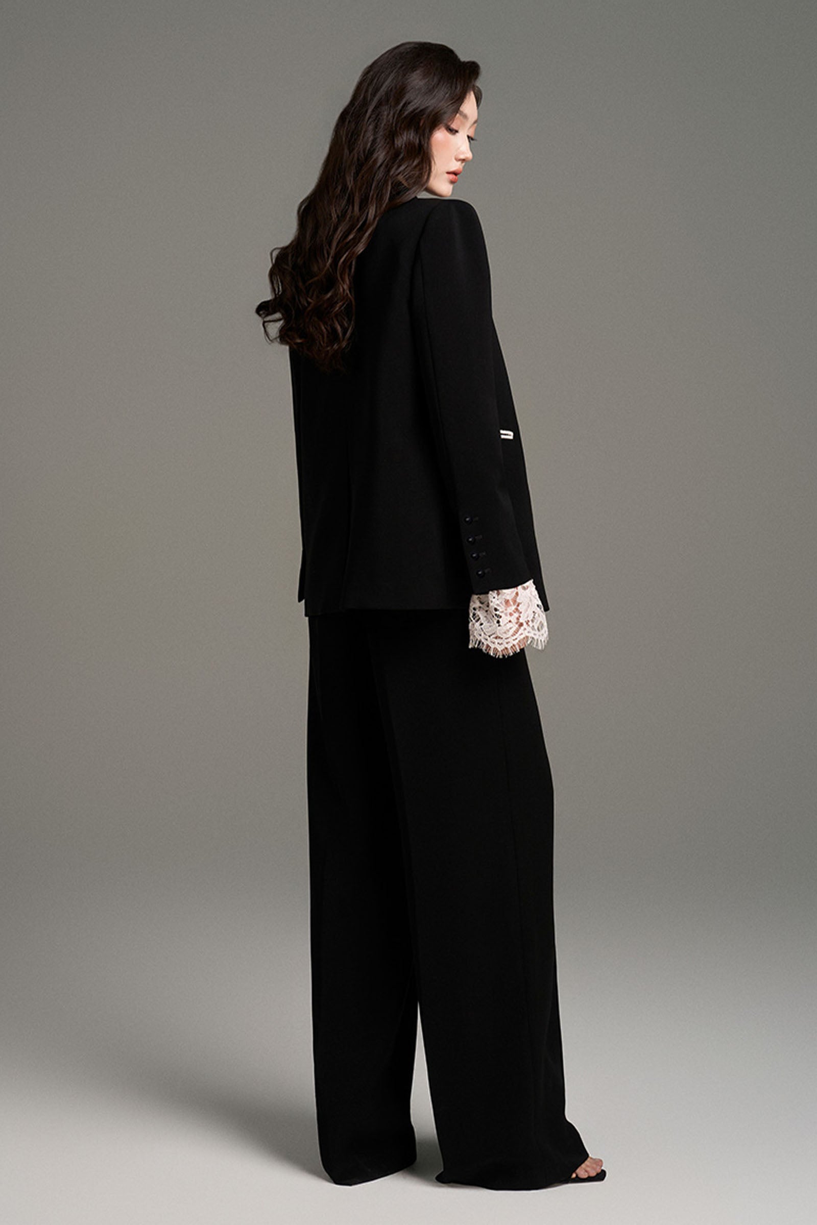 Virelle Notched Lapel Blazer