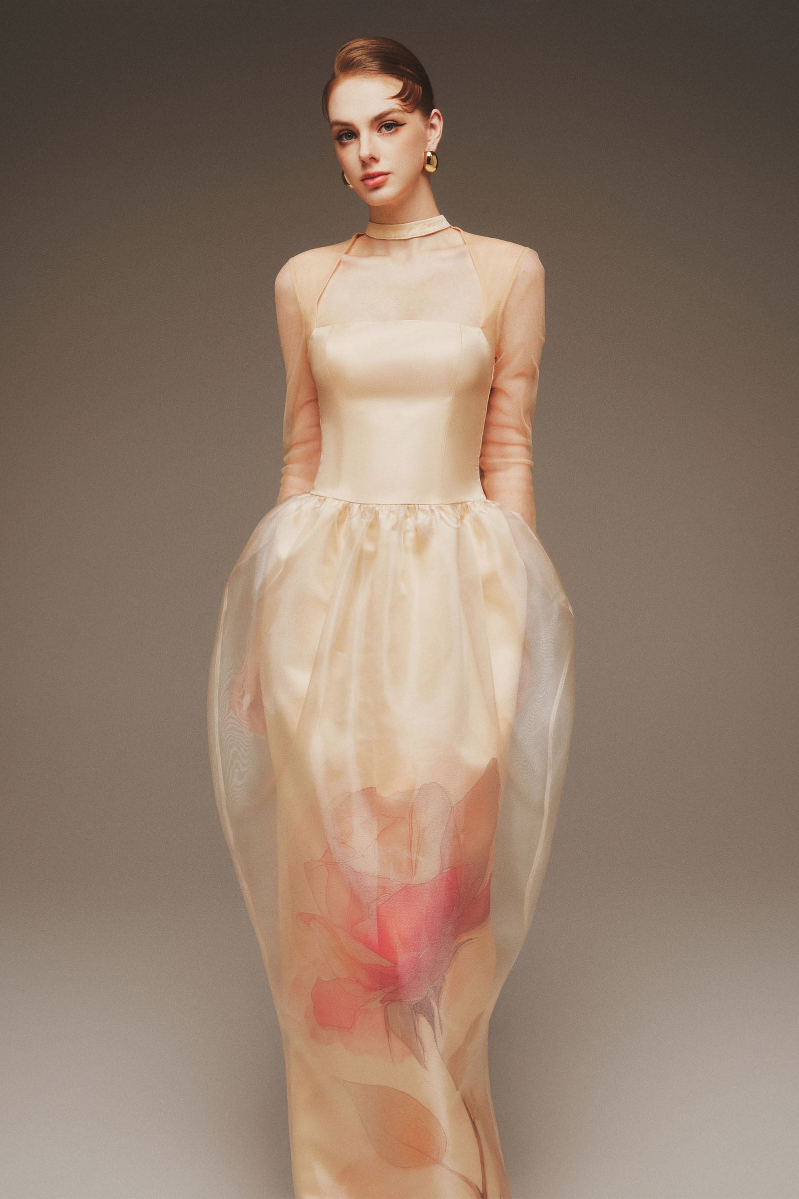 Avenor Illusion Maxi Dress