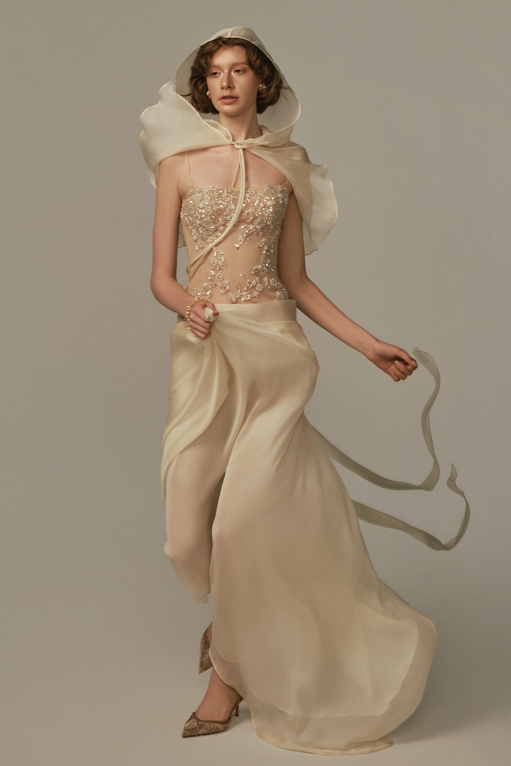 Sieste Hooded Maxi Dress