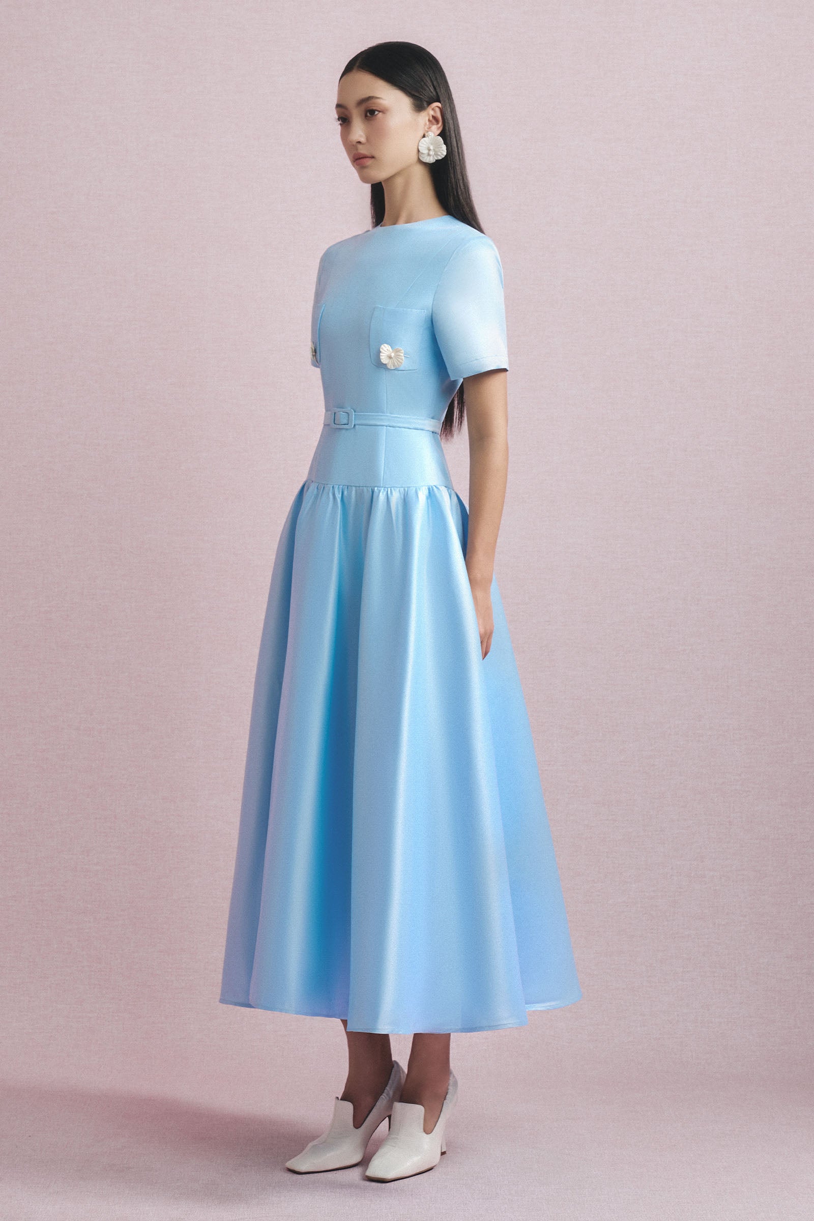 Visan A-line Midi Dress