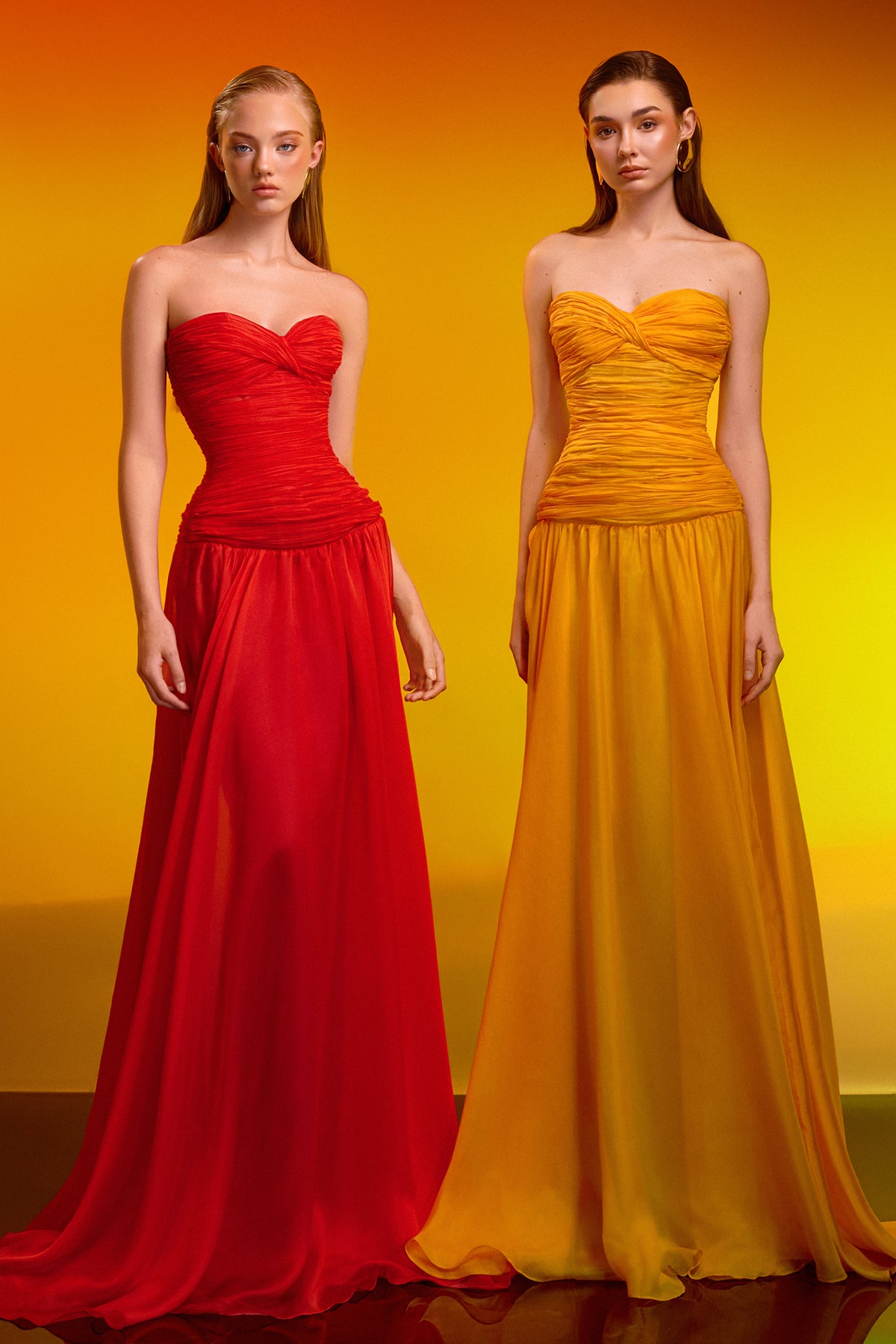 Asha Ruched Maxi Dress