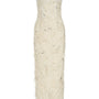Farley Strapless Semi-Heart Neck Taffeta Midi Dress